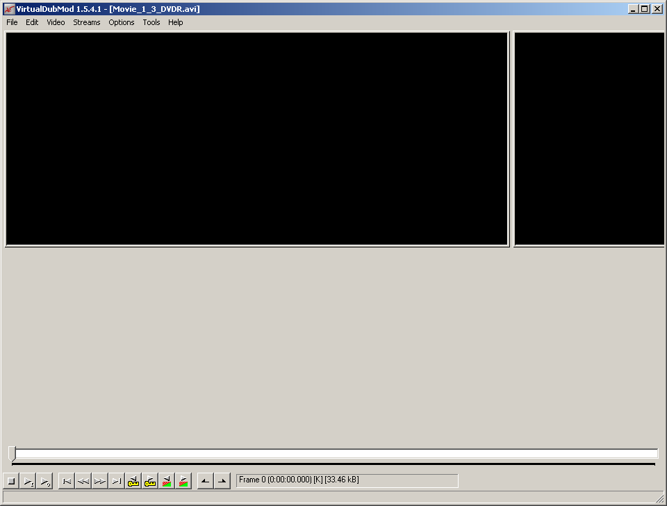 Открыть AVI файл с AC3 дорожкой в программе VirtualdubMOD